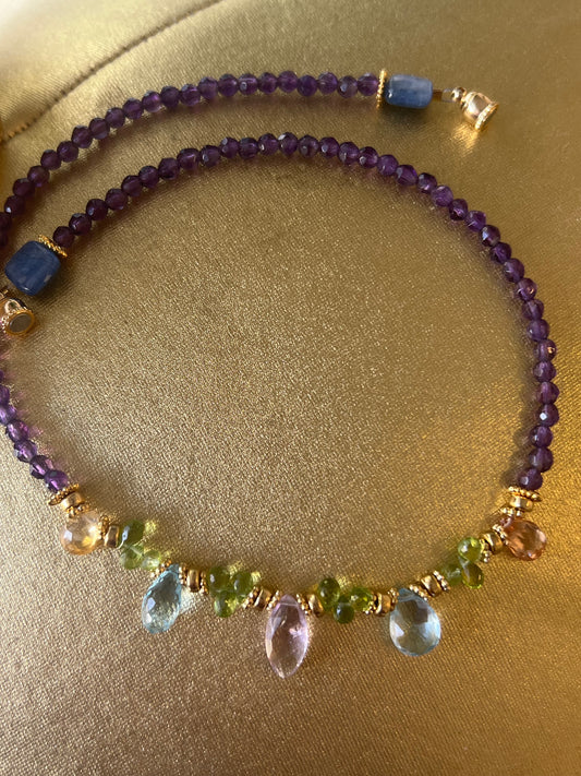 Semiprecious necklace